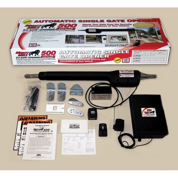 Mighty Mule Mm571W Gate Opener, Battery, 18 Ft Max Gate L MM560 Zoro